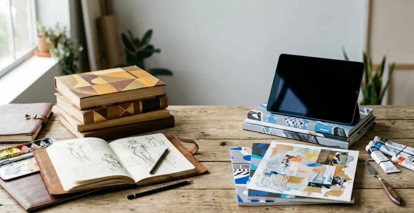 Carrefour symbolique entre deux chemins d'études artistiques en France