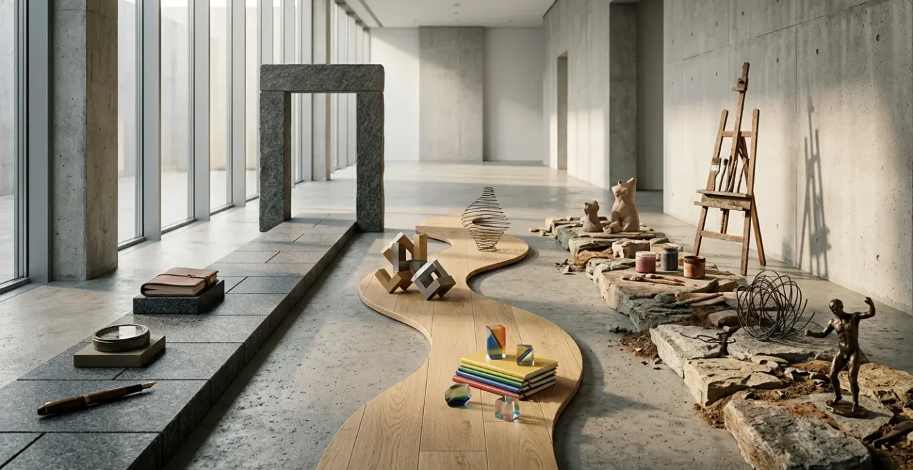 Représentation conceptuelle des choix de statut professionnel dans le secteur culturel français