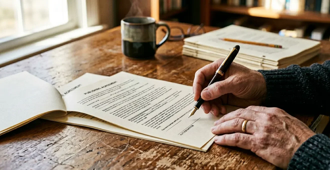 Décision stratégique d'un auteur face à un contrat d'édition