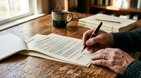 Décision stratégique d'un auteur face à un contrat d'édition