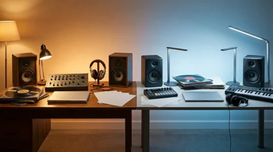 Comparaison visuelle entre deux agrégateurs de distribution musicale pour artistes independants