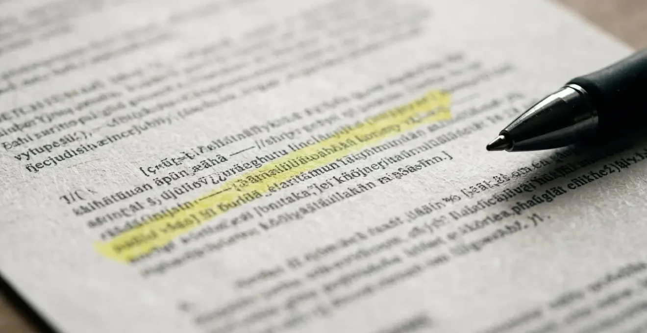 Examen attentif des clauses d'un contrat d'édition avec une loupe.