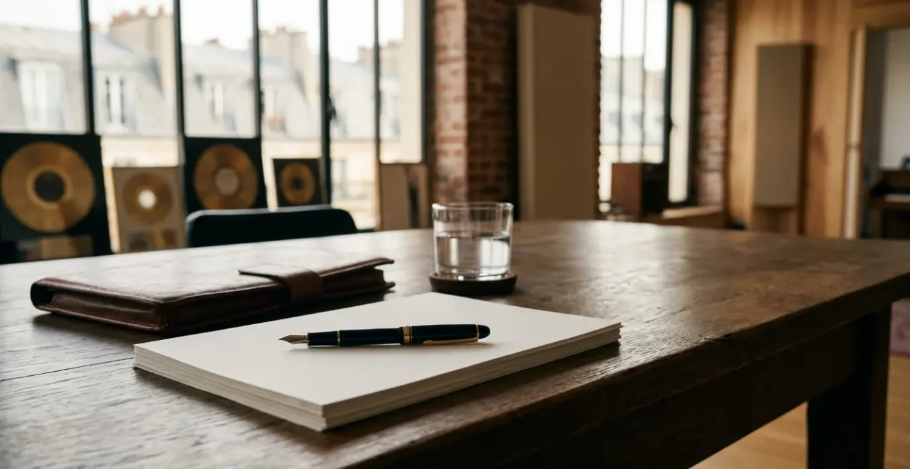 Négociation de contrat de production musicale entre artiste et producteur en France